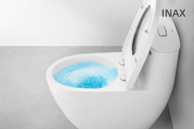 công nghệ xả của bồn cầu 2 khối 