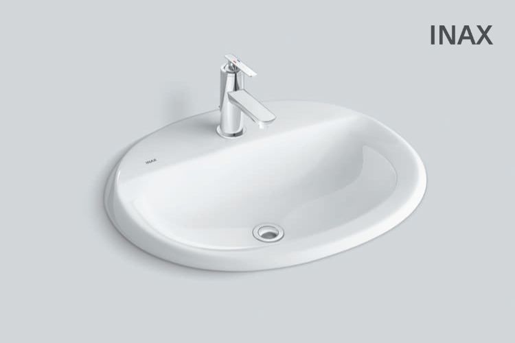Chậu rửa lavabo bán âm bàn