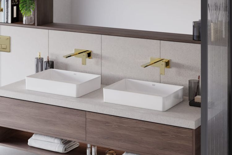 Bàn đá lavabo được đánh giá cao về cả thiết kế lẫn công năng sử dụng