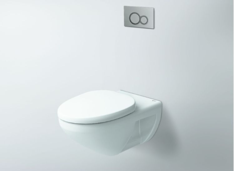 Bồn cầu treo tường INAX AC-23PVN sở hữu thiết kế nhỏ gọn và hiện đại