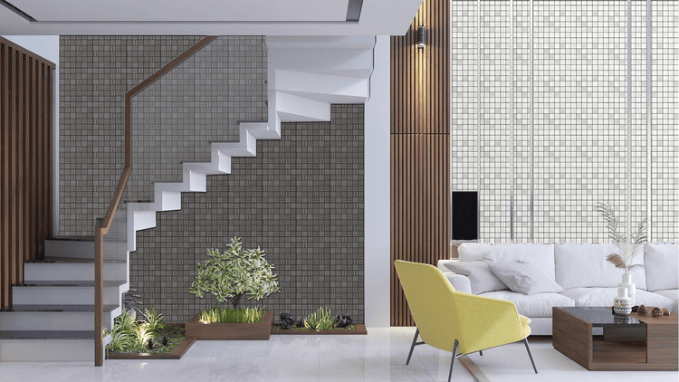 Có nên ốp tường phòng khách không