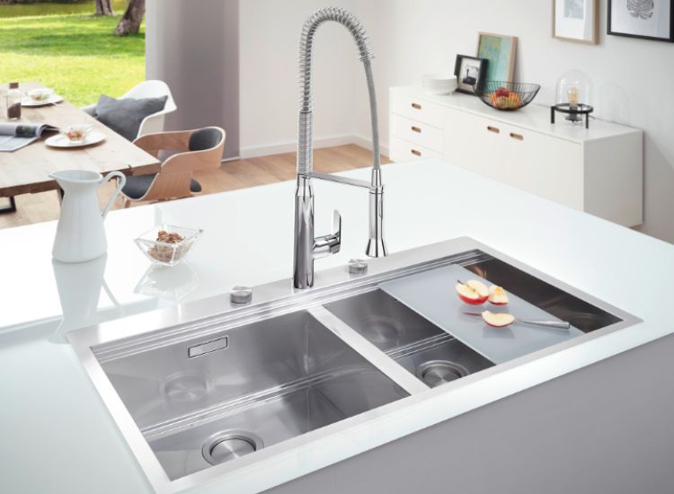 Kích thước chậu rửa bát 2 ngăn (chậu rửa bát đôi)
