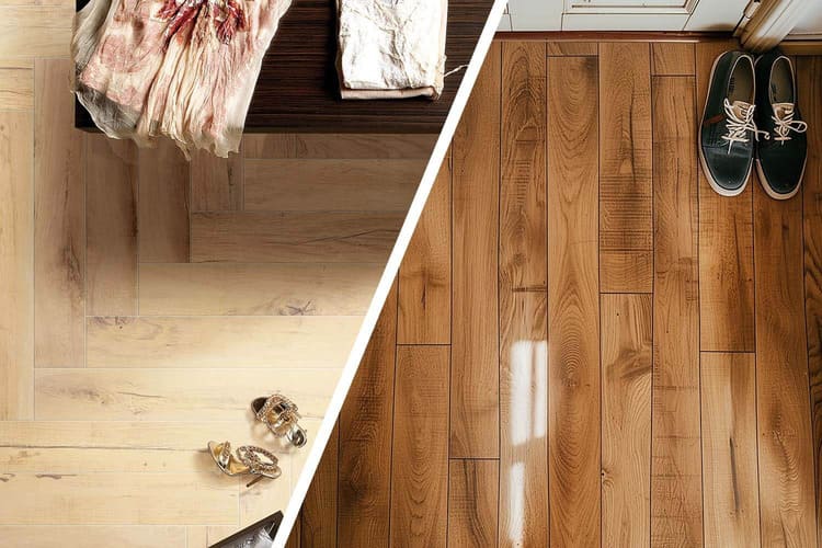 Các kiểu ốp gạch giả gỗ sáng tạo không gian