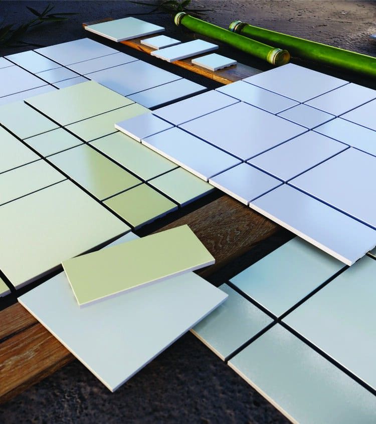 Gạch ốp nhà tắm nhỏ Lattice