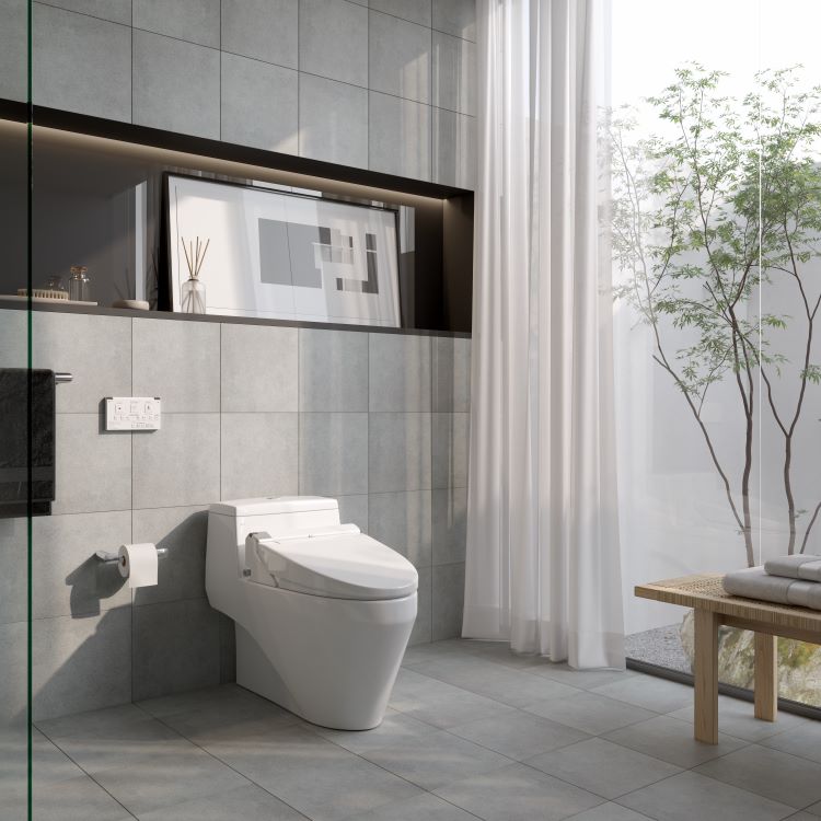 gạch ốp tường có gam màu xám nhạt