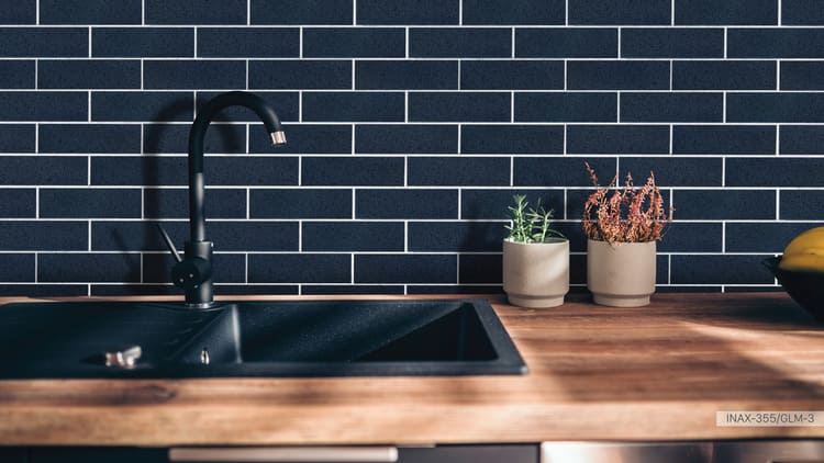 Sử dụng gạch trang trí ốp nhà bếp cực sang trọng