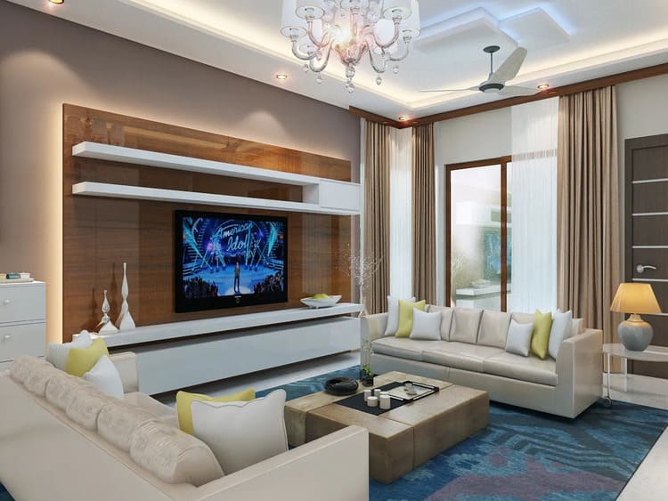 Các mẫu trang trí phòng khách sang trọng