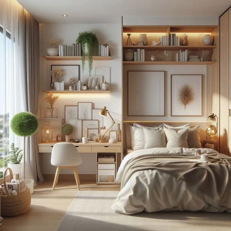 Trang trí phòng ngủ với đèn LED