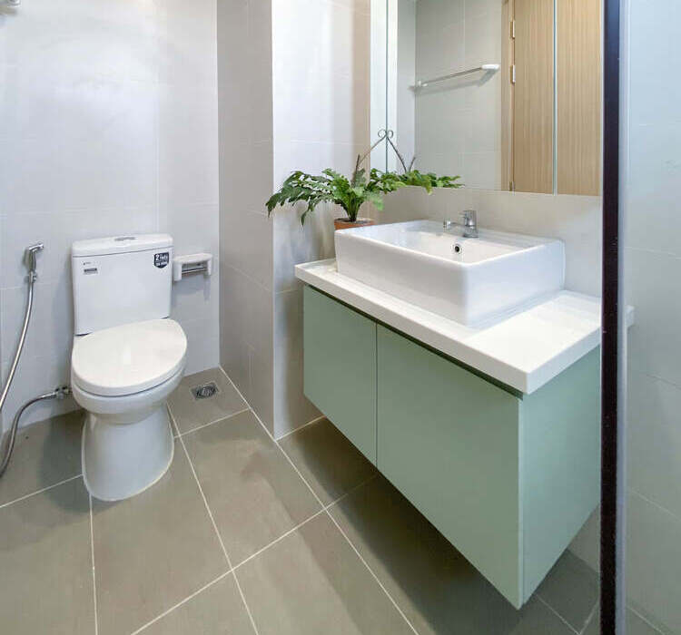 Ưu điểm của tủ lavabo treo tường