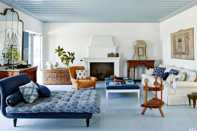 Trang trí phòng khách theo phong cách Địa Trung Hải