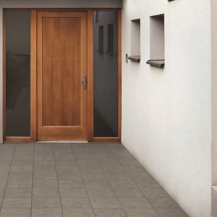 Các phối cảnh lát nền bằng gạch giả xi măng