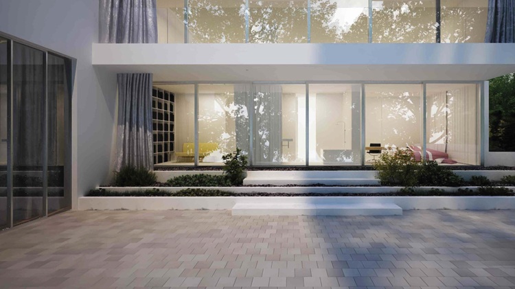 Mẫu gạch ban công giả xi măng INAX PASEO sang trọng, chống trơn tốt và dễ vệ sinh