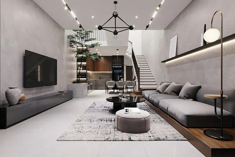 Gạch lát nền hiện đại, sang trọng