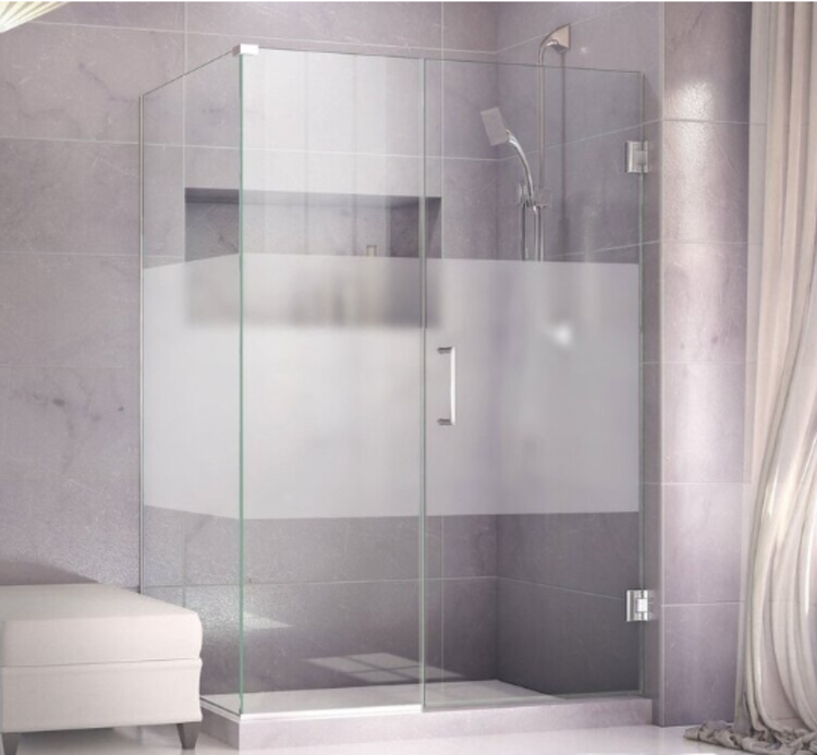 Phòng tắm kính mờ