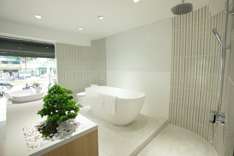 Mua bồn tắm đặt sàn chính hãng INAX ở đâu