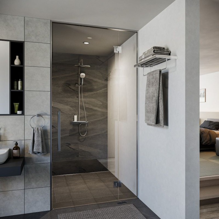 Bản vẽ phòng ngủ có toilet diện tích nhỏ gọn