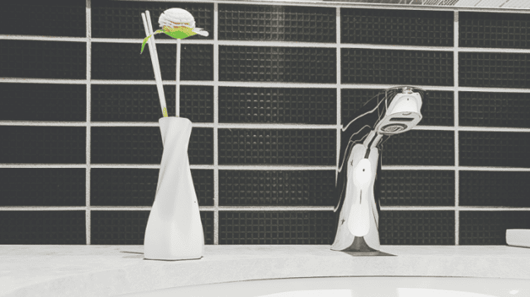 Hình ảnh thực tế của gạch COOL MIST GLASS 3