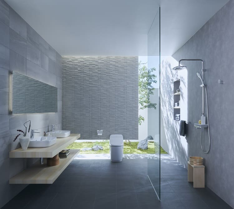 Mẫu bồn cầu phong cách resort, villa nghỉ dưỡng