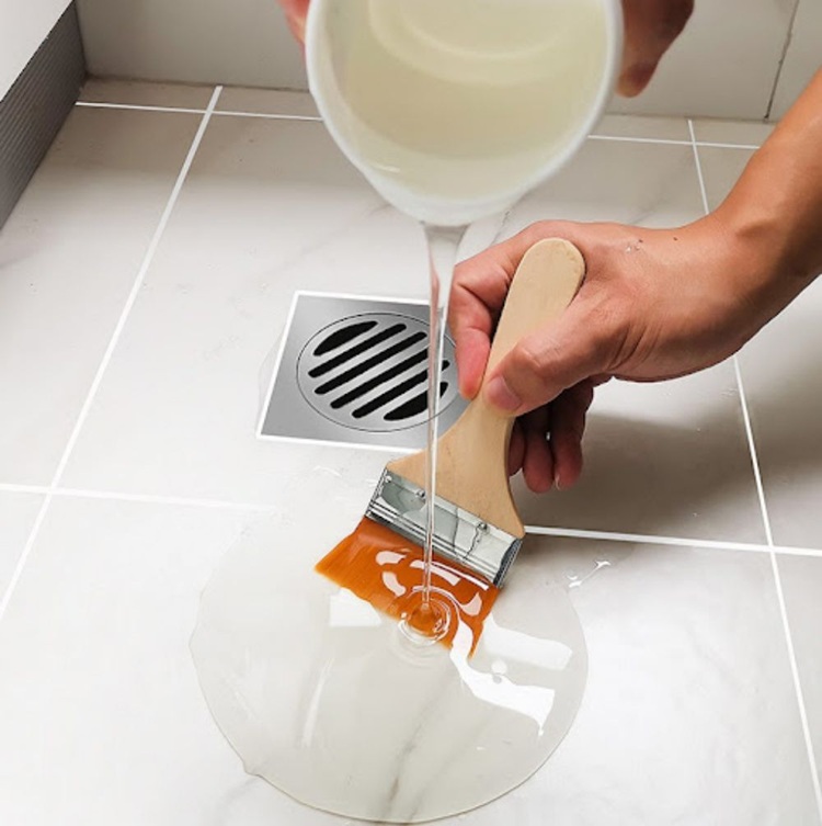 Keo chống thấm sàn nhà vệ sinh trong suốt