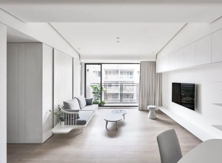 Mẫu nội thất nhà phố theo lối sống Minimalism