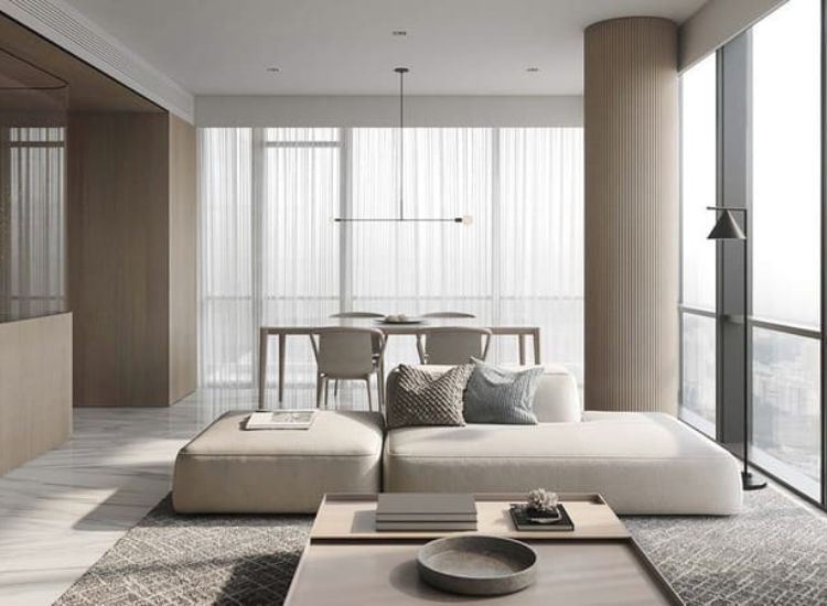 Mẫu kiến trúc nội thất biệt thự theo phong cách Minimalism