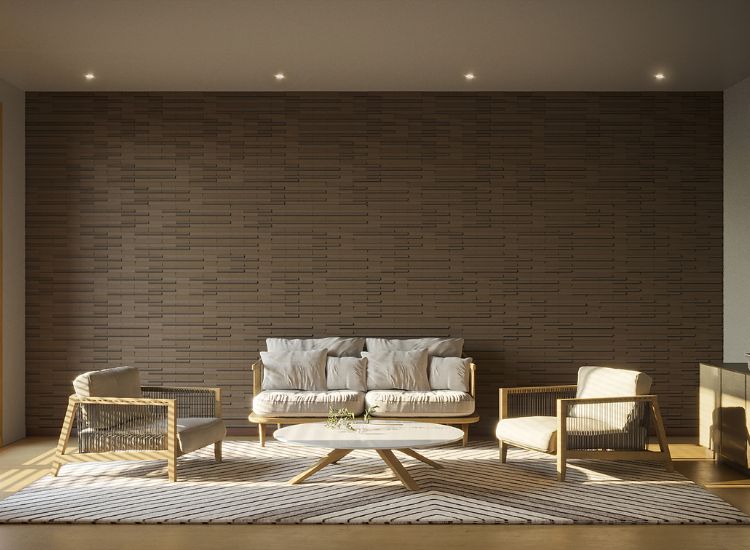 Triết lý “Less Is More” của thiết kế nội thất tối giản giúp phòng khách loại bỏ cảm giác bí bách