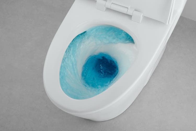 Thay bồn cầu mới có chức năng xả xoáy là cách xử lý nhanh chóng, hiệu quả