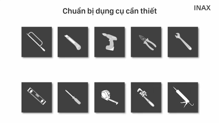 Các dụng cụ cần chuẩn bị khi thay dây cấp nước