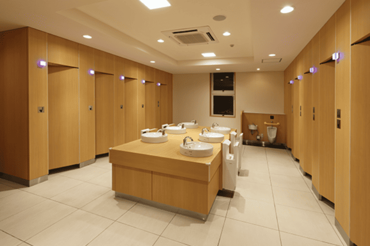 Mẫu nhà vệ sinh thiết kế tối giản