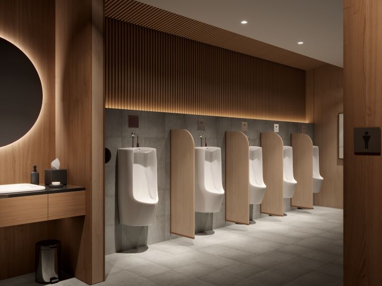 Mẫu nhà vệ sinh công cộng hiện đại
