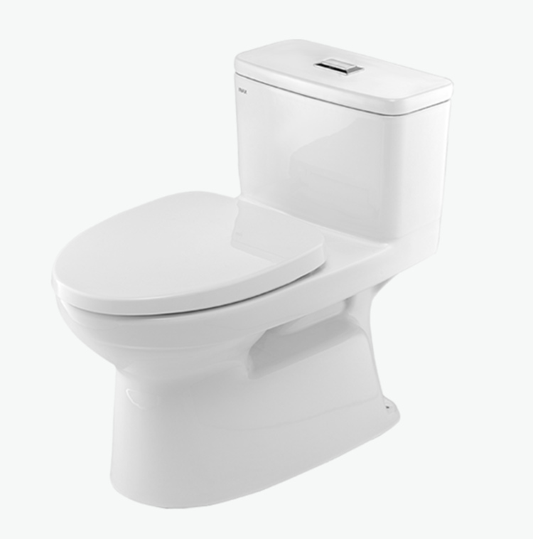 Bồn cầu 1 khối AC-969VN của INAX với công nghệ men sứ AQUA CERAMIC